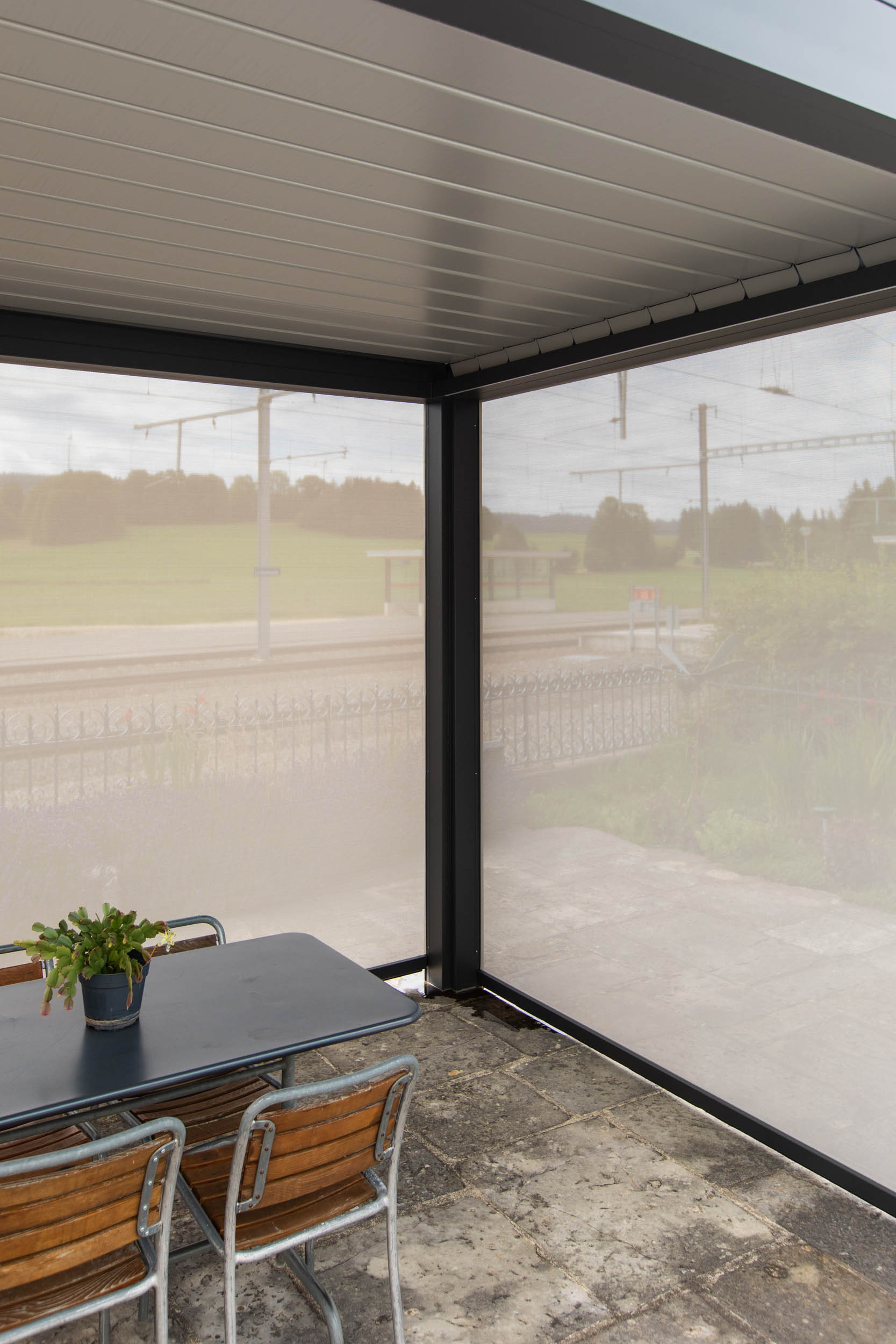 ANWE – Pergola bioclimatique
