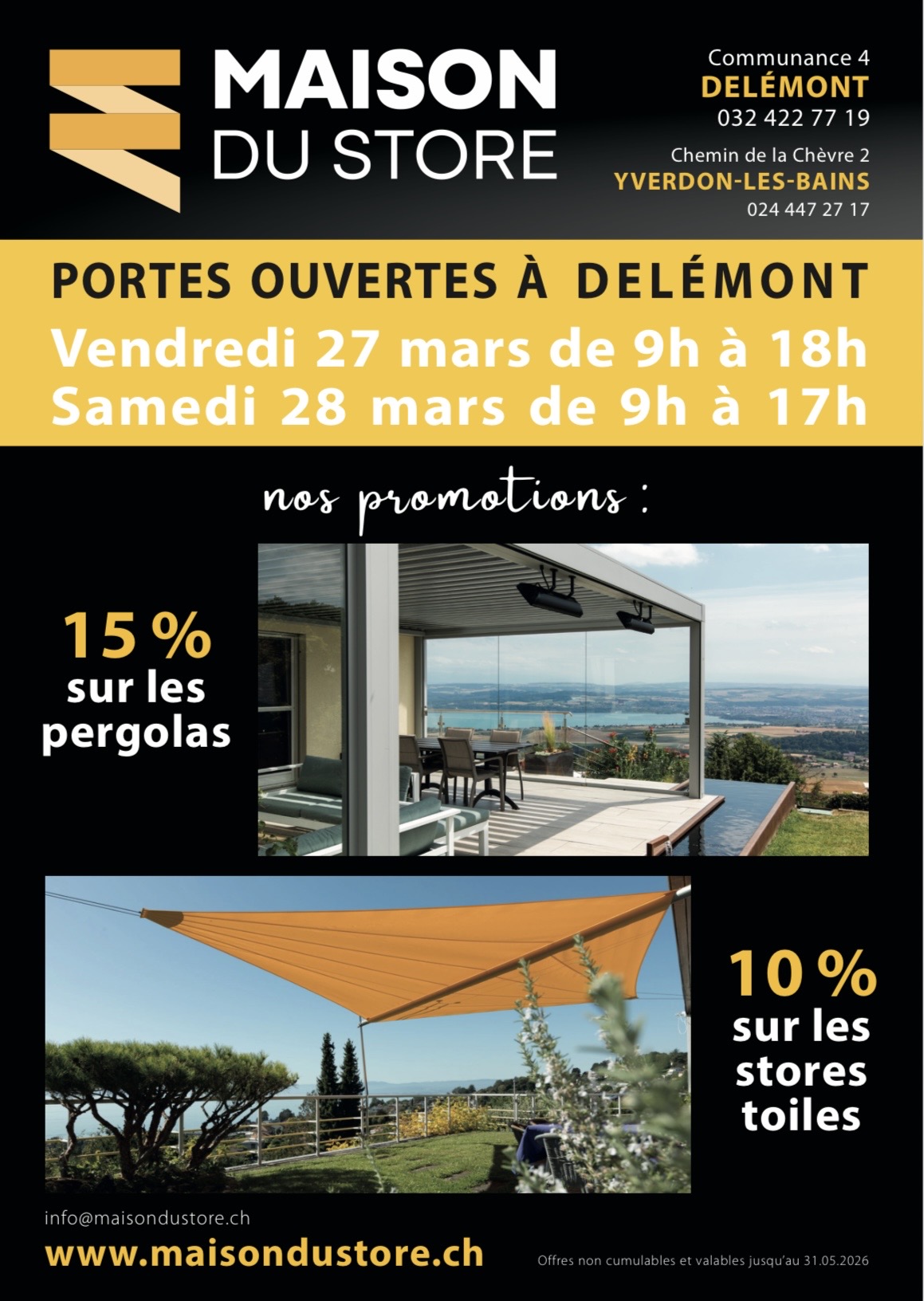C&rsquo;est le printemps à la Maison du Store à Delémont !